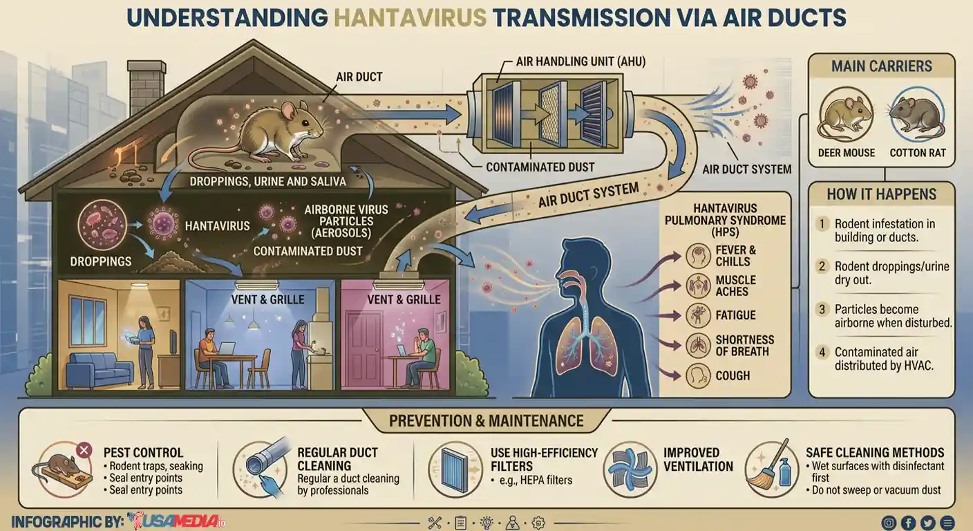 How Hantavirus Spread Through Air Ducts
